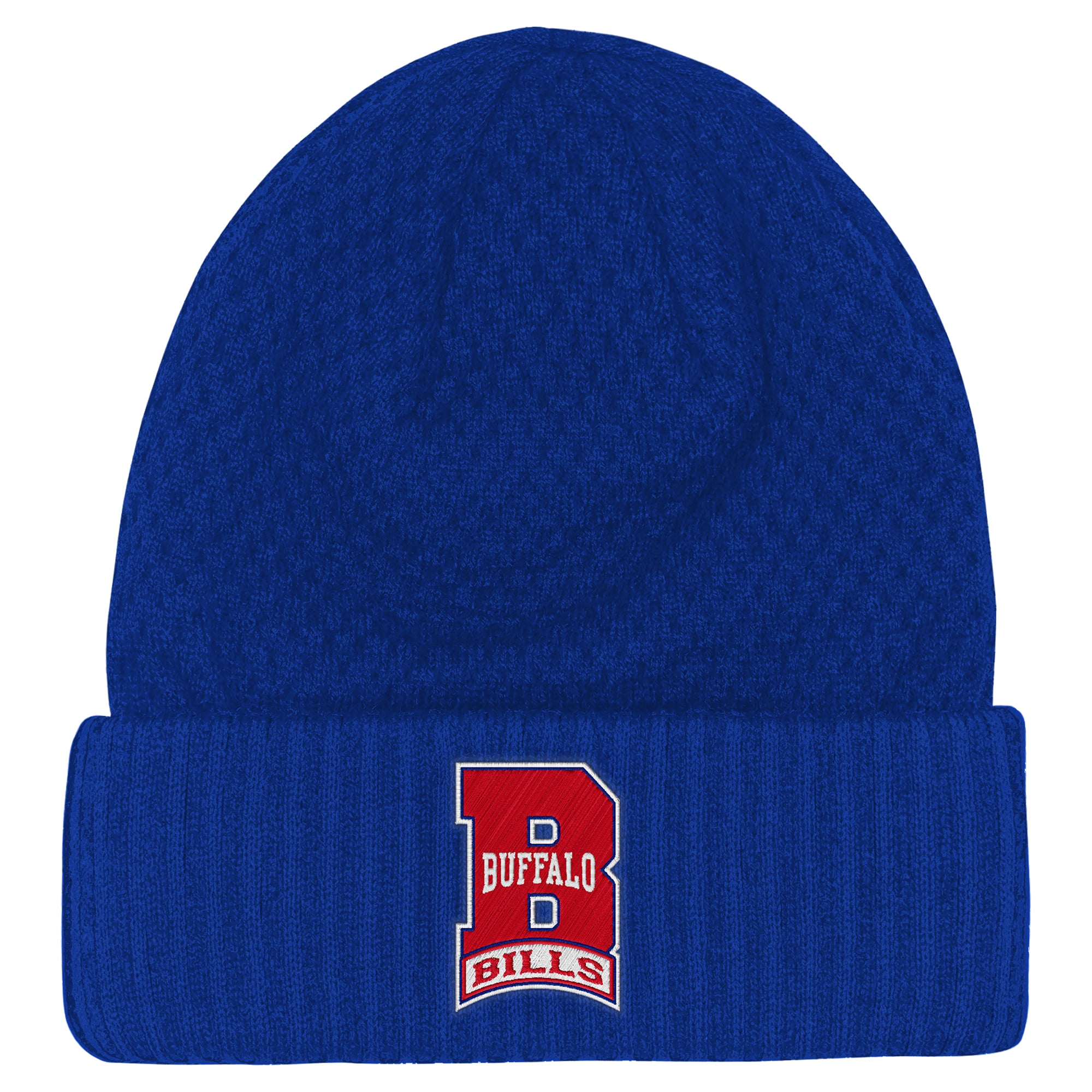 Youth Outerstuff Royal Buffalo Bills Heat Check Cuffed Knit Hat