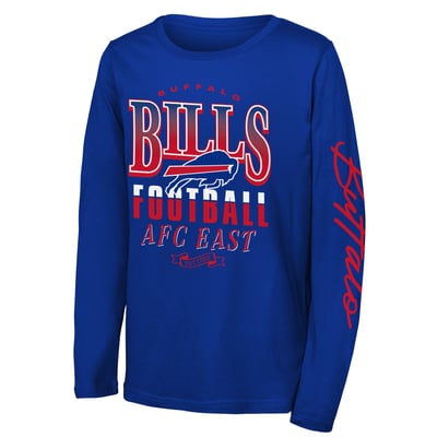 Buffalo Bills Outerstuff Youth Real Ones Long Sleeve T-Shirt - Royal