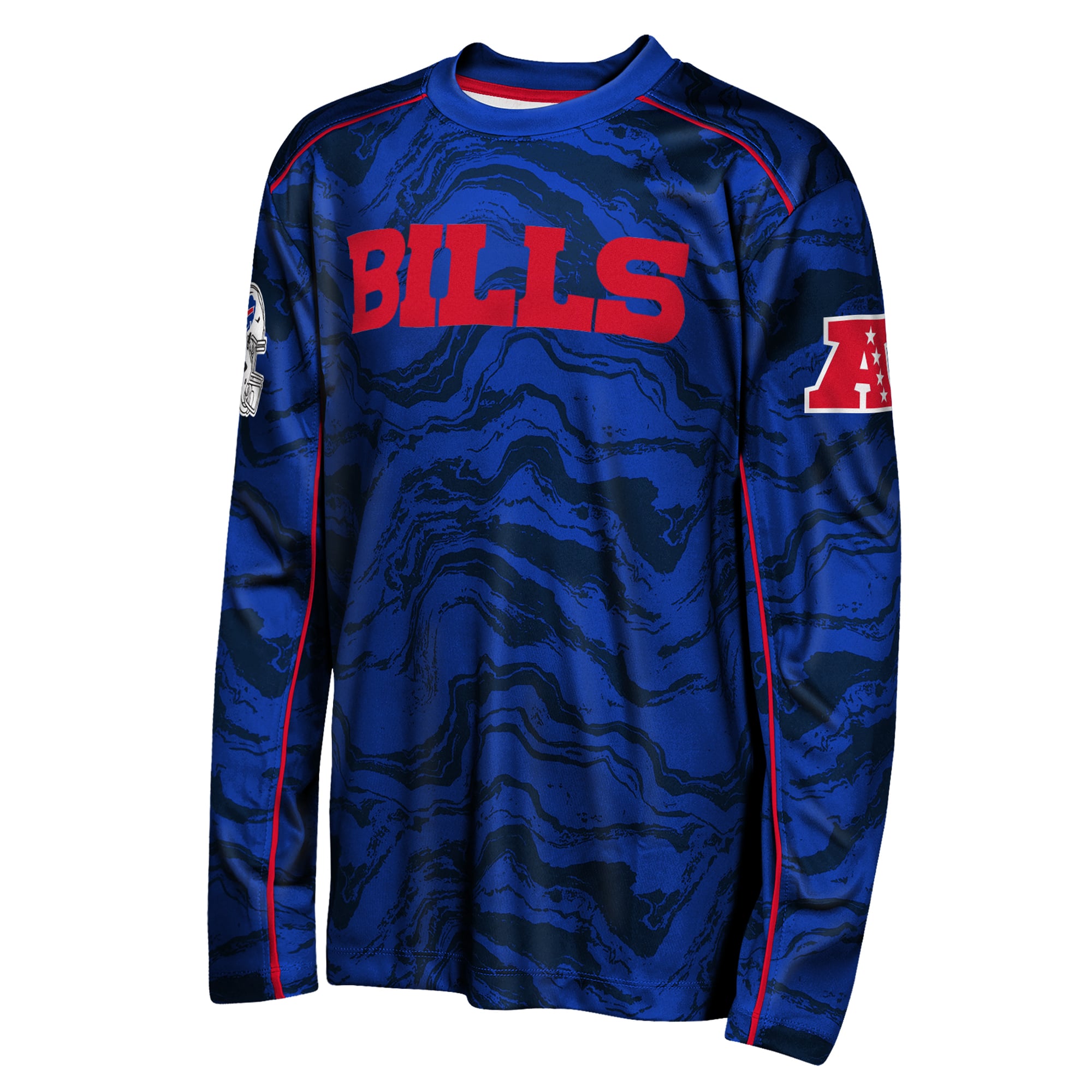 T-shirt à manches longues Youth Outerstuff Royal Buffalo Bills Tailgate Performance