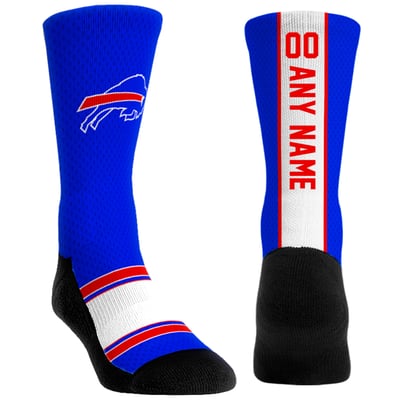  Buffalo Bills Rock Em Youth Custom Jersey Crew Socks - Blue