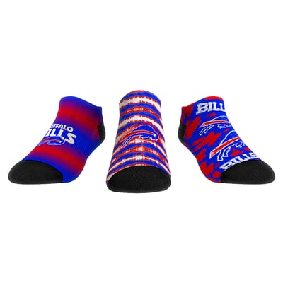  Buffalo Bills Rock Em Youth Make Some Noise Three-Pack Low-Cut Socks Set - Blue