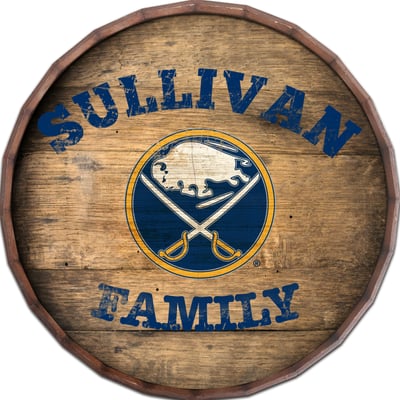 Buffalo Sabres 24" Personalized Barrel Top