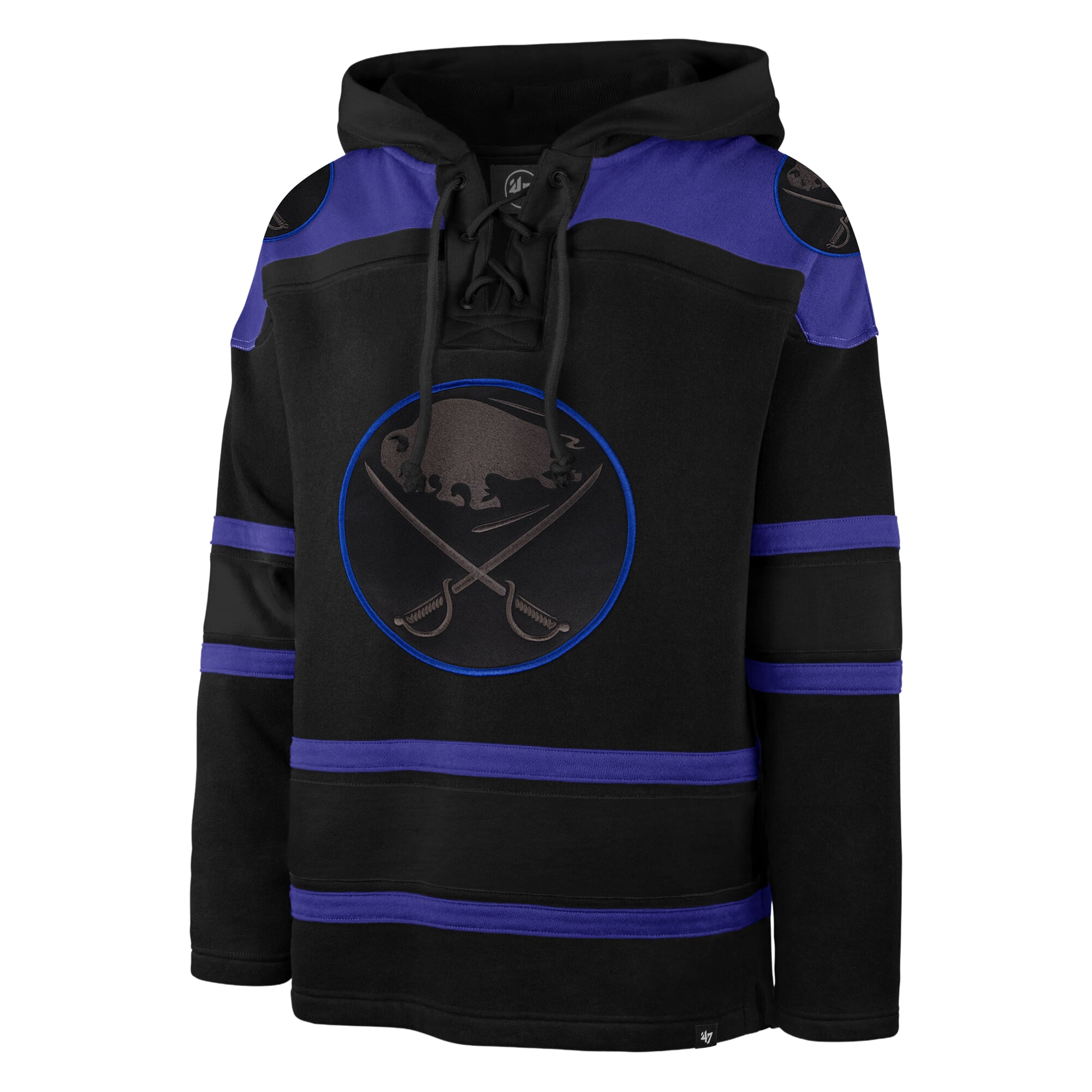 Sweat à capuche lacets Buffalo Sabres noirs '47 pour homme
