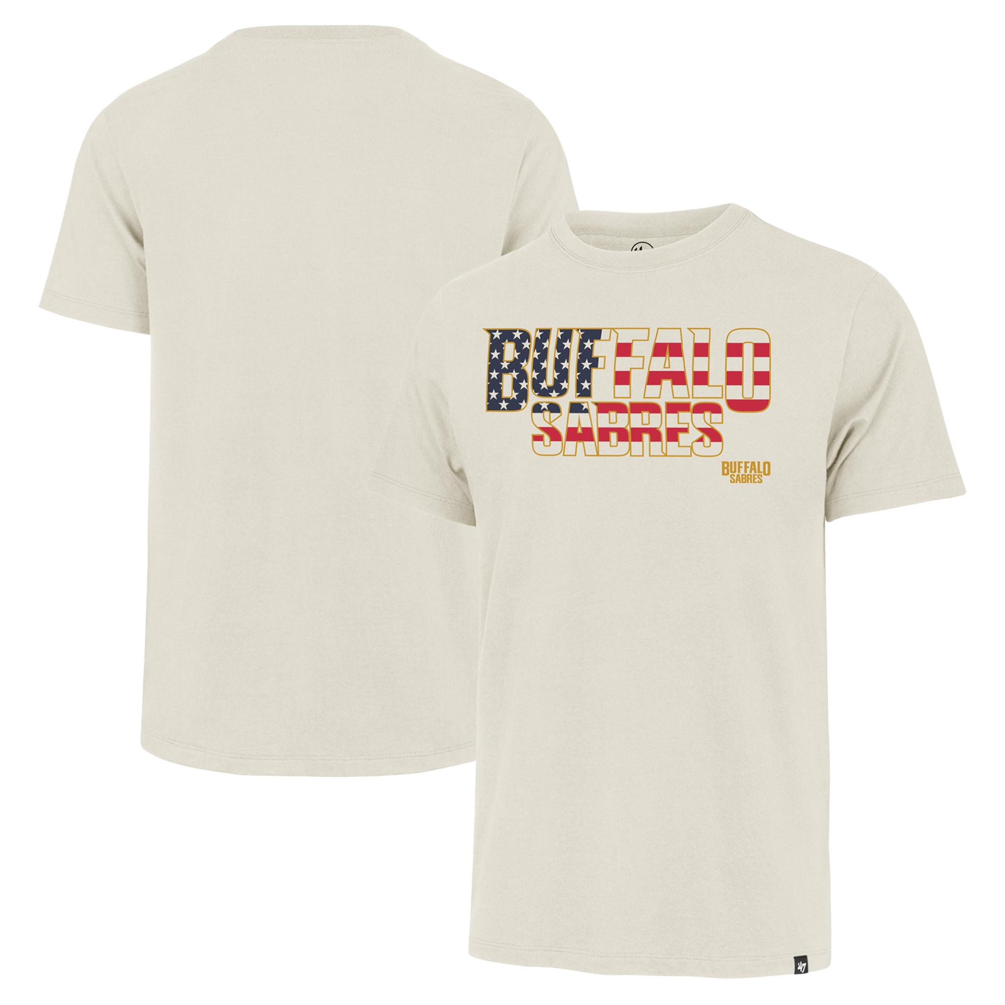 T-shirt homme '47 Cream Buffalo Sabres Americana Franklin