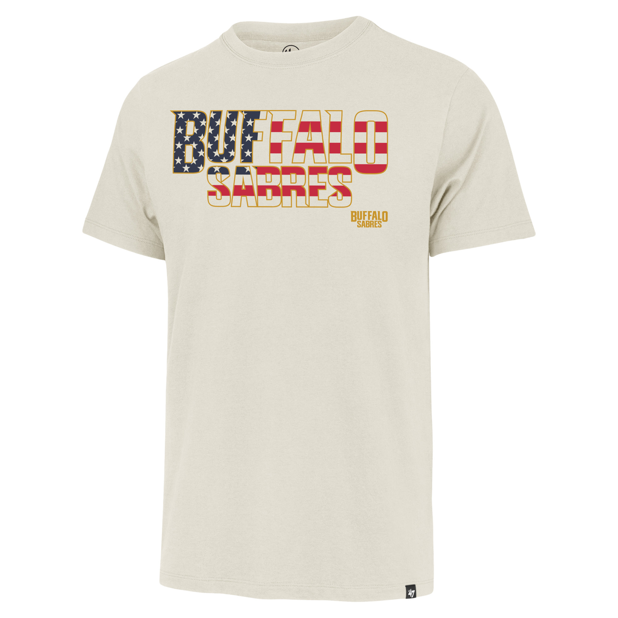 T-shirt homme '47 Cream Buffalo Sabres Americana Franklin