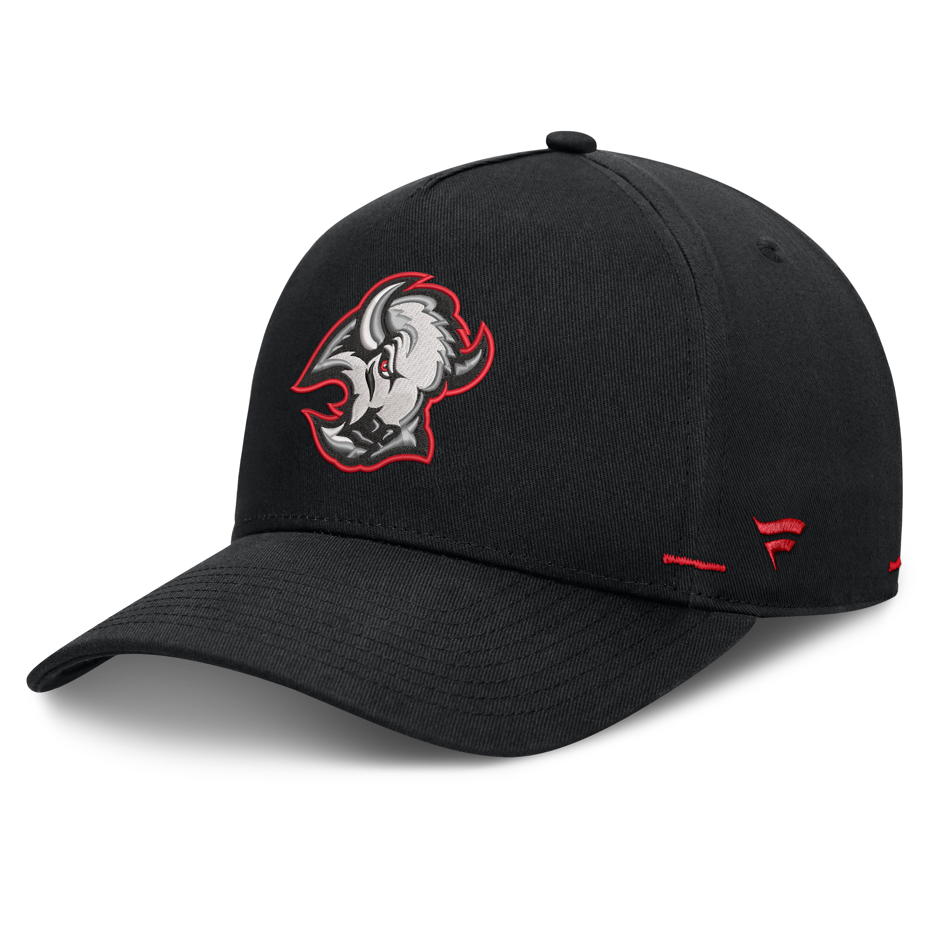 Casquette ajustable Fanatics Black Buffalo Sabres Alternate Authentic Pro Rink A-Frame pour homme