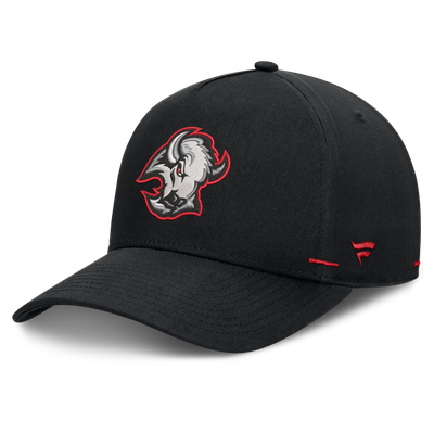 Men's Buffalo Sabres Fanatics Black Alternate Authentic Pro Rink A-Frame Adjustable Hat