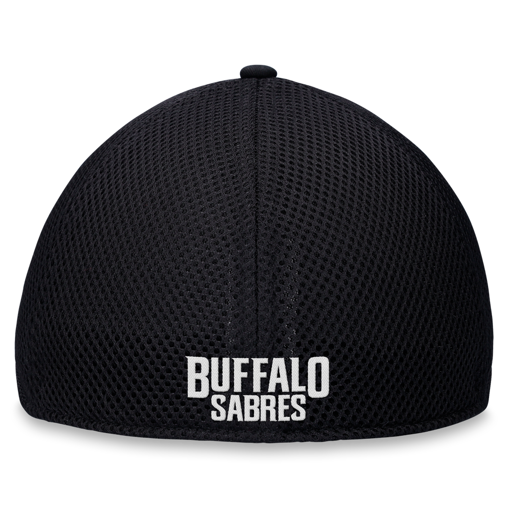 Buffalo Sabres Fanatics Tonal Meshback Stretch Hat - Black