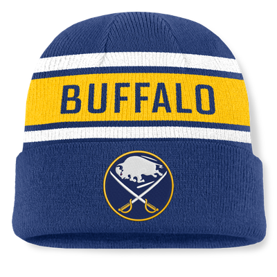 Buffalo Sabres Fanatics Heritage Cuffed Knit Hat - Blue/Gold