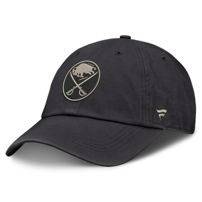 Men's Buffalo Sabres Fanatics Charcoal Road Phantom Washed Adjustable Hat