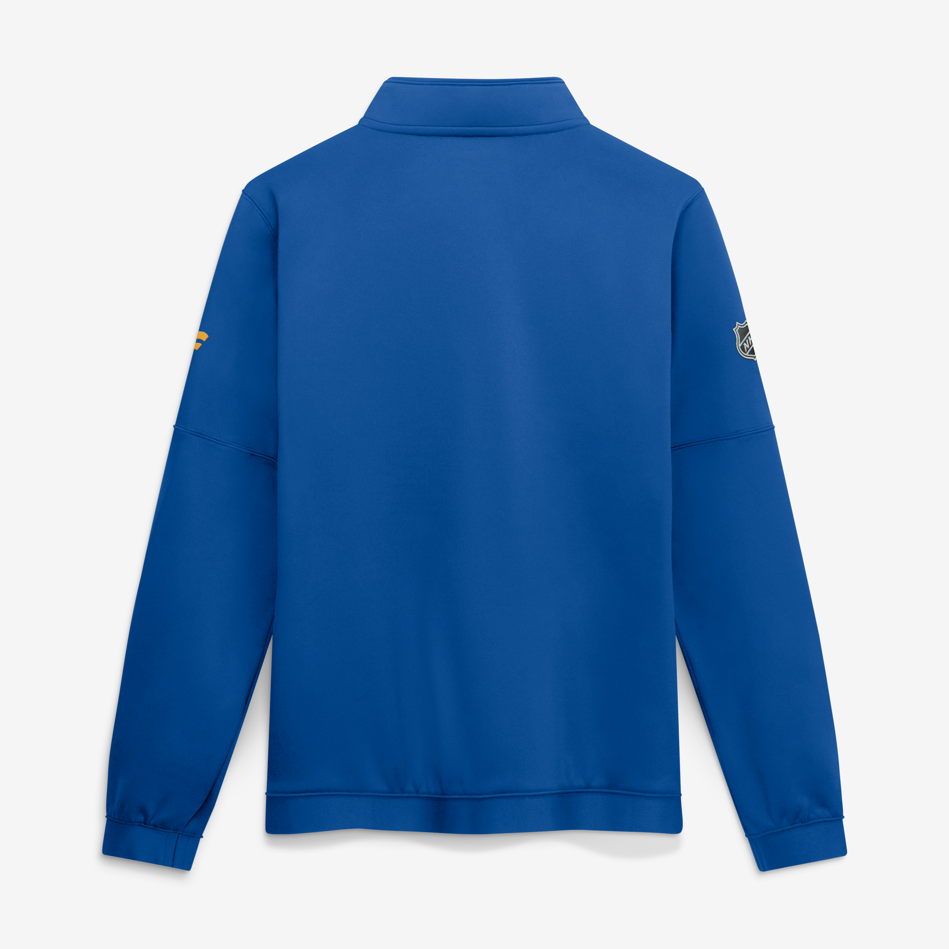 Pull-over à col zippé Fanatics Royal Buffalo Sabres Authentic Pro Rink Fleece pour homme