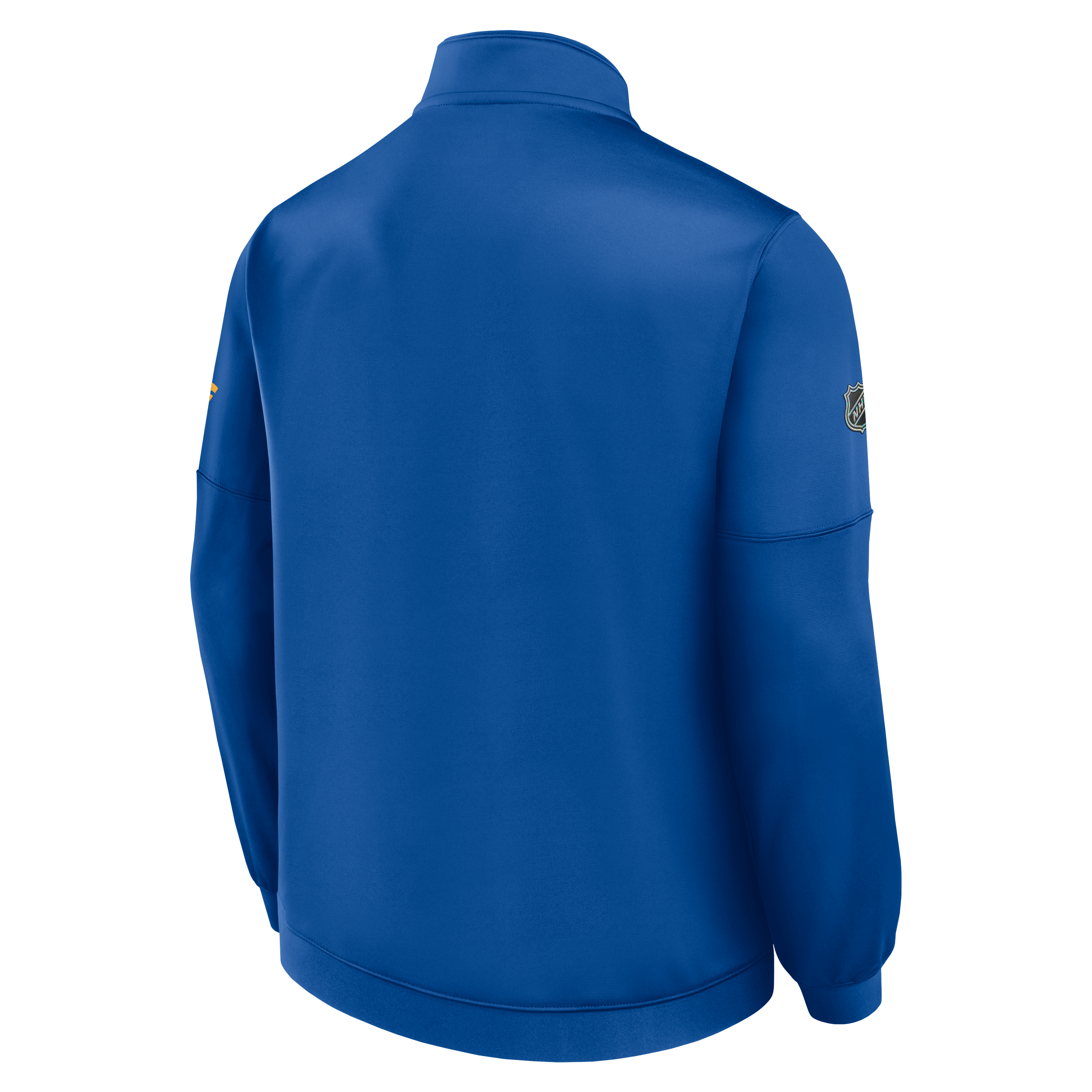 Pull-over à col zippé Fanatics Royal Buffalo Sabres Authentic Pro Rink Fleece pour homme