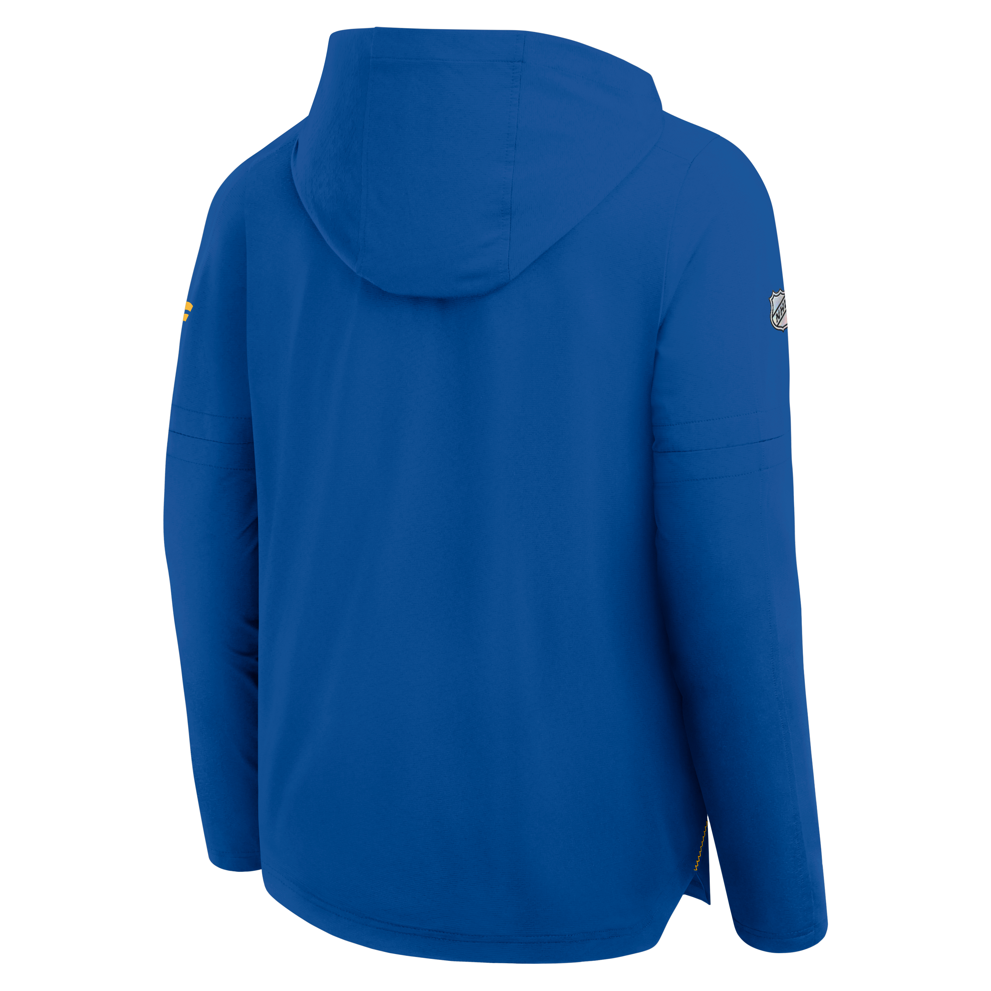 Sweat à capuche léger authentique Pro Train des Sabres de Buffalo Royal Fanatics pour homme