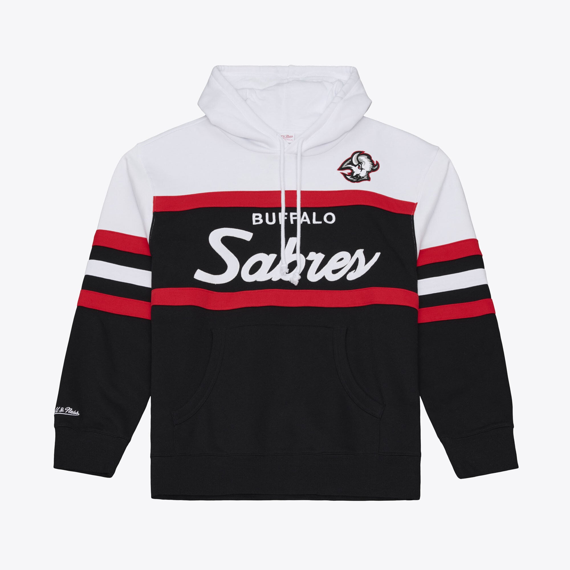 Men's Mitchell & Ness Black Buffalo Sabres Head Coach Hoodie