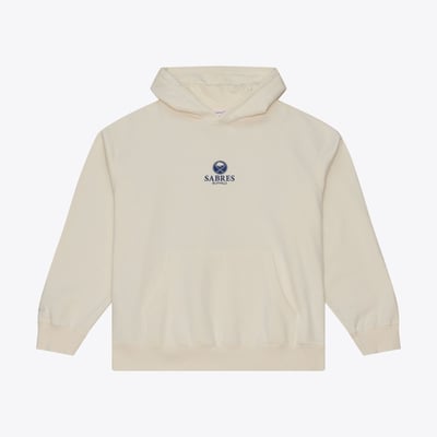 Buffalo Sabres Mitchell & Ness Core Essentials Hoodie - Cream

