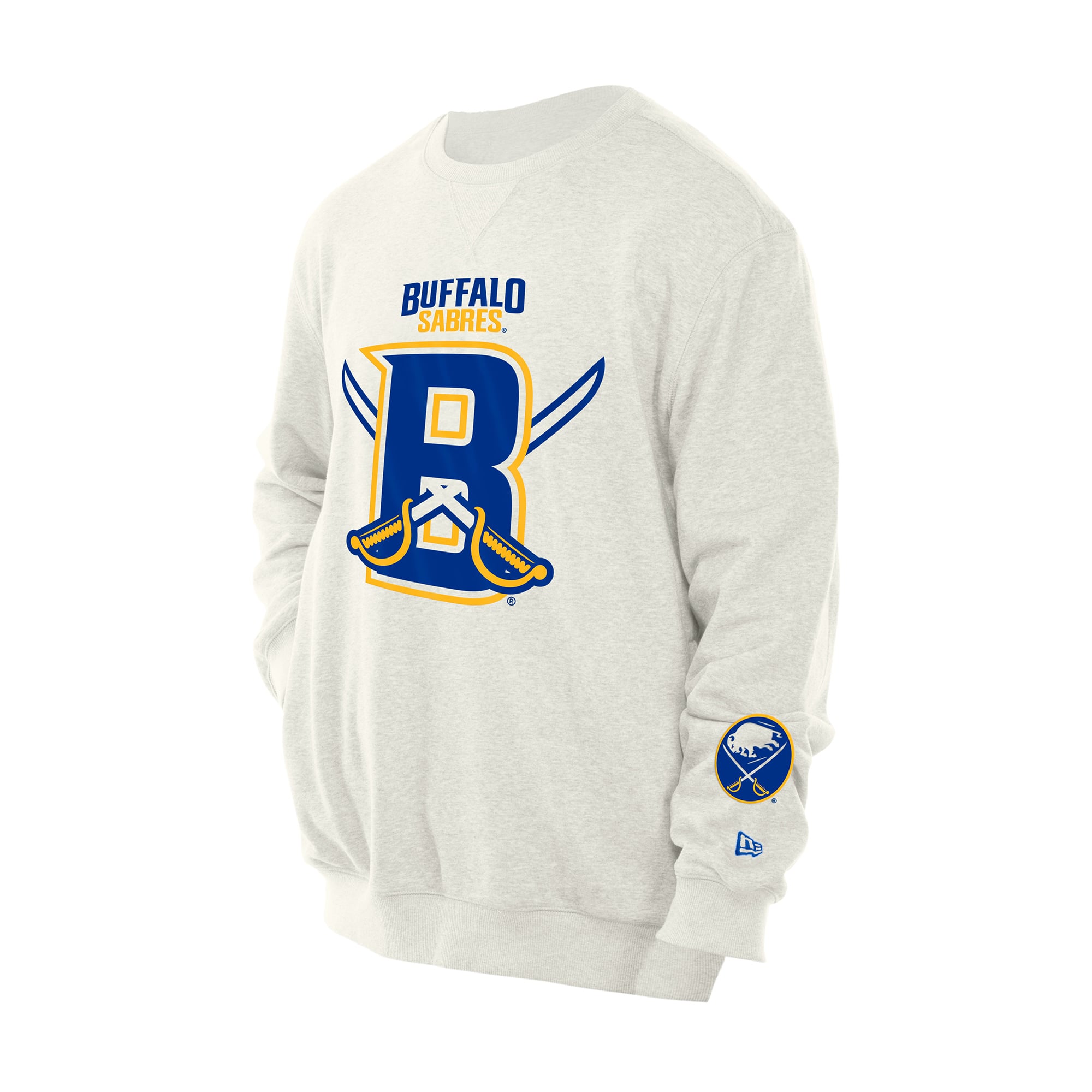Sweat-shirt New Era Sabres Deceptor couleur sable pour homme