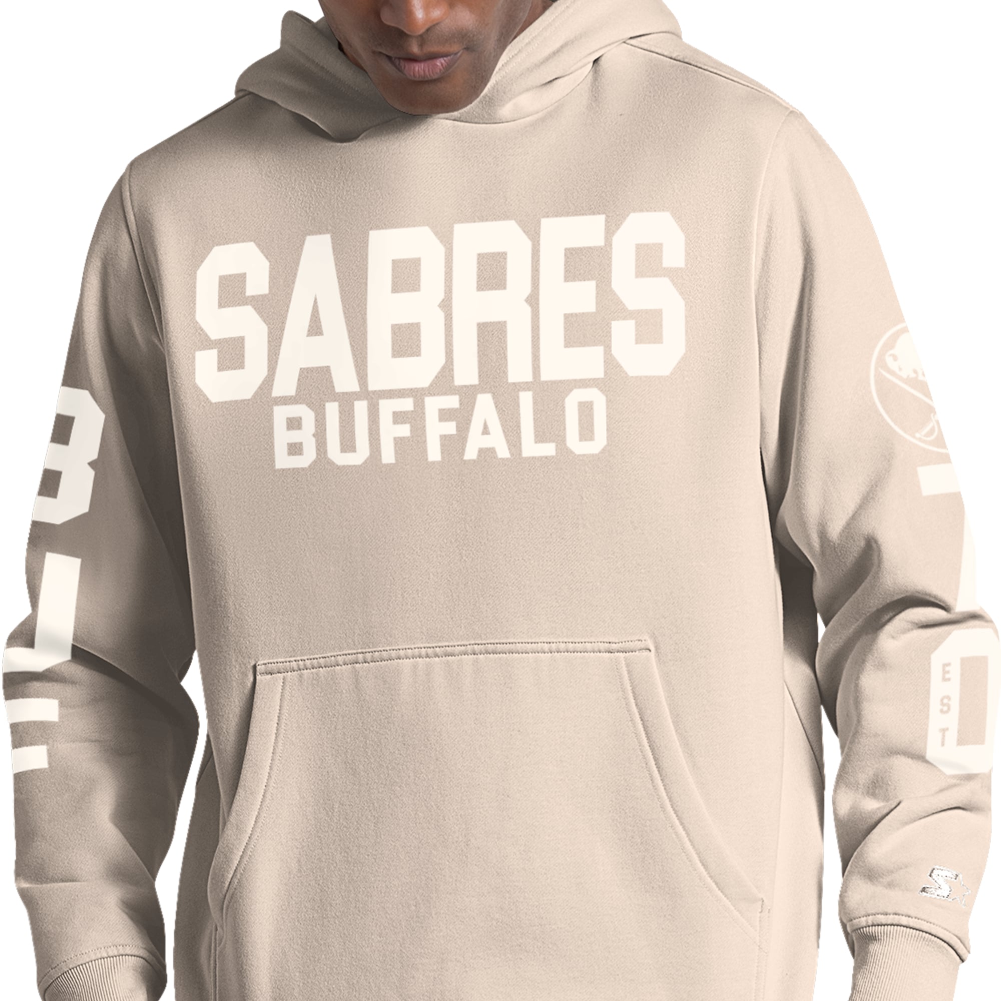Sweat à capuche Starter beige Buffalo Sabres pour homme