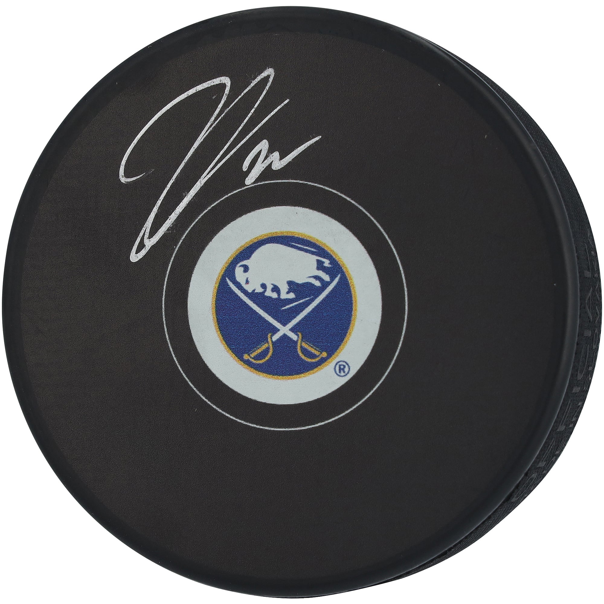 Tage Thompson Buffalo Sabres Autographed Hockey Puck