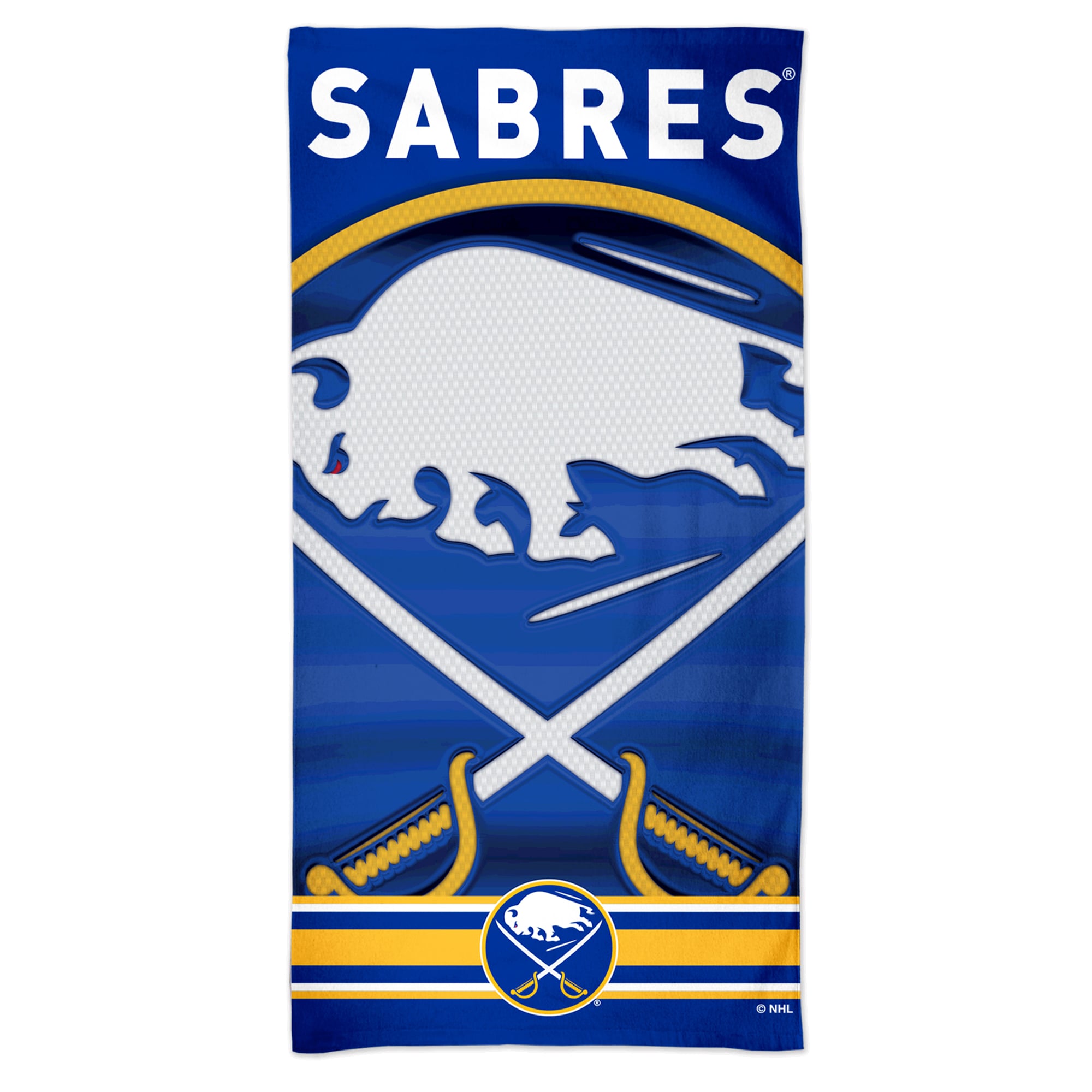 Serviette de plage WinCraft Buffalo Sabres 30'' x 60'' en Spectra