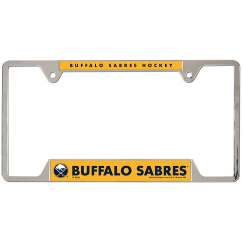 WinCraft  Buffalo Sabres Chrome Plated Metal License Plate Frame