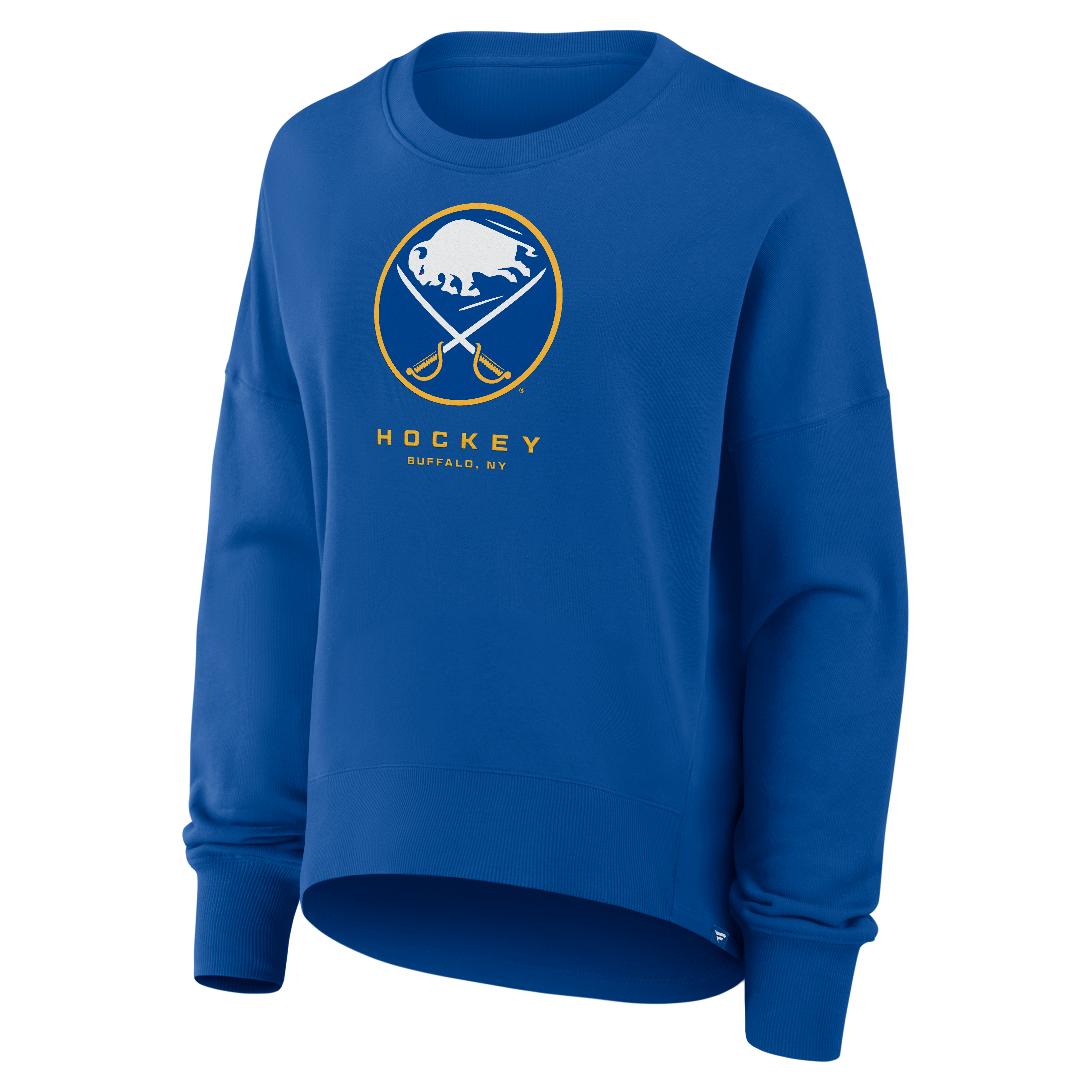 Women's Fanatics Royal Buffalo Sabres Oversized Breakaway Sweatshirt