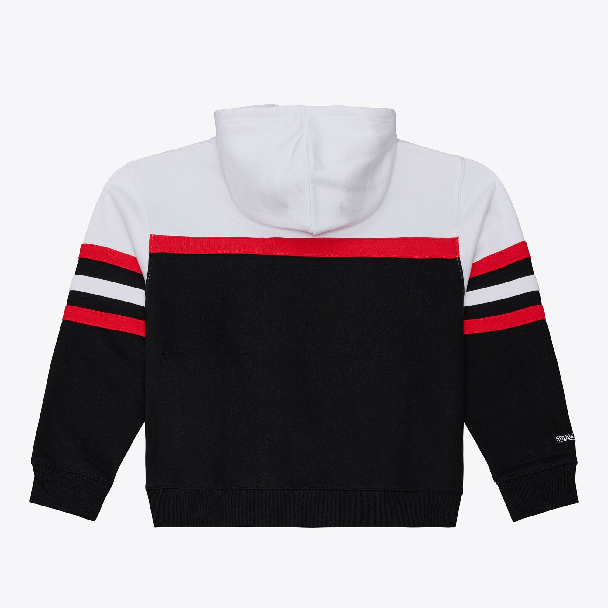 Women's Mitchell & Ness  White/Black Buffalo Sabres Head Coach Hoodie