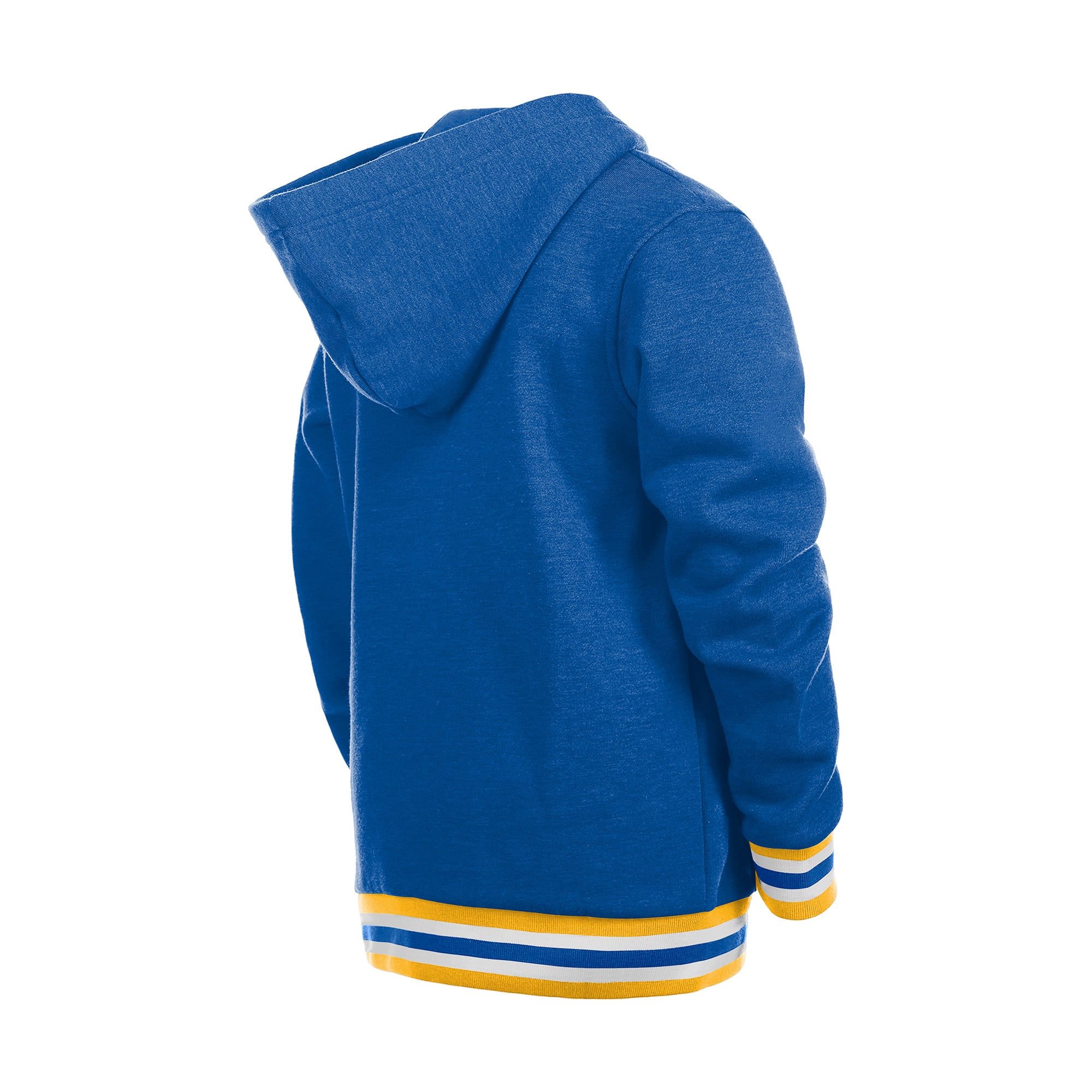 Youth New Era Royal Buffalo Sabres Knit Trim Pullover Hoodie