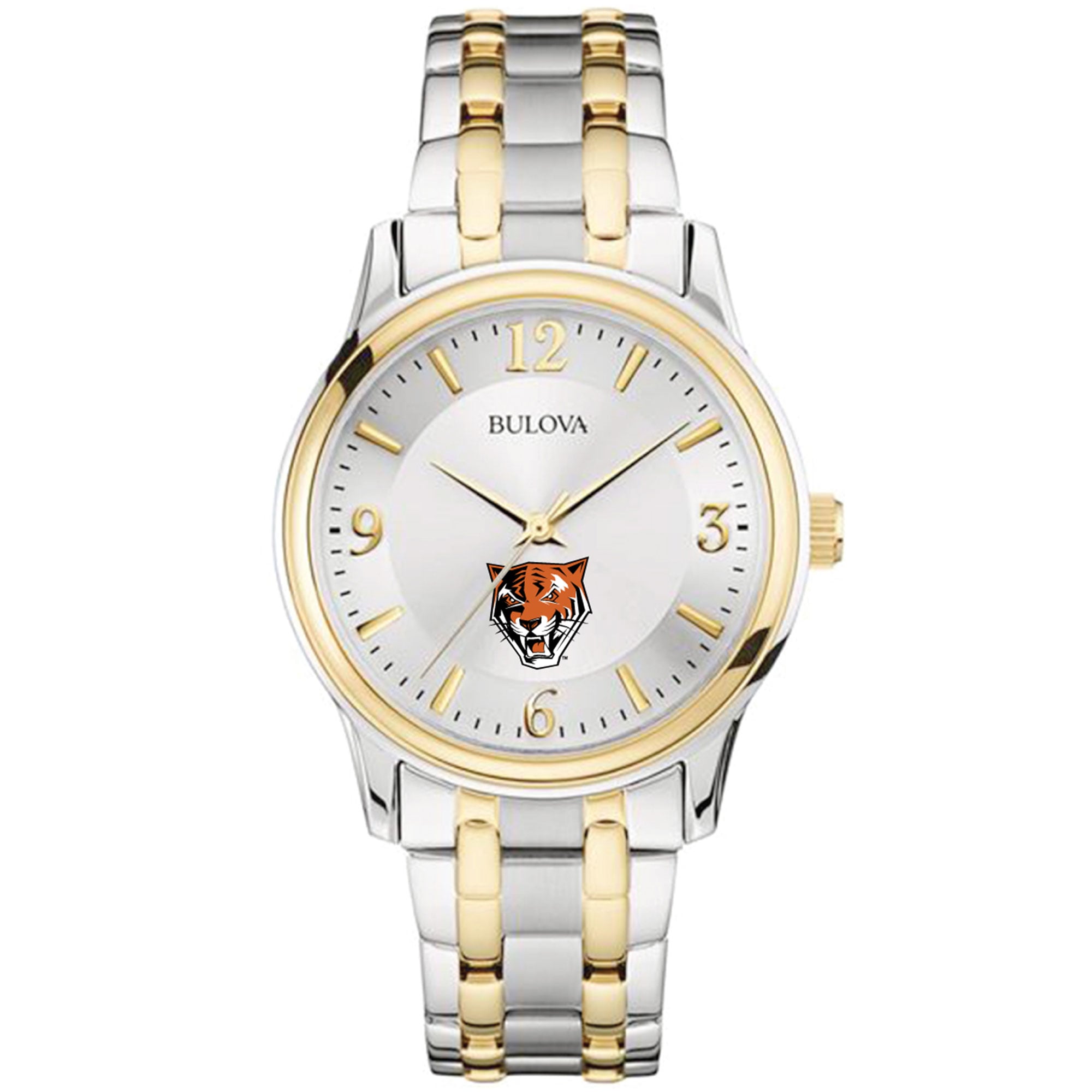Men's Bulova Silver/Gold Buffalo State Bengals Two-Tone Stainless Steel ...