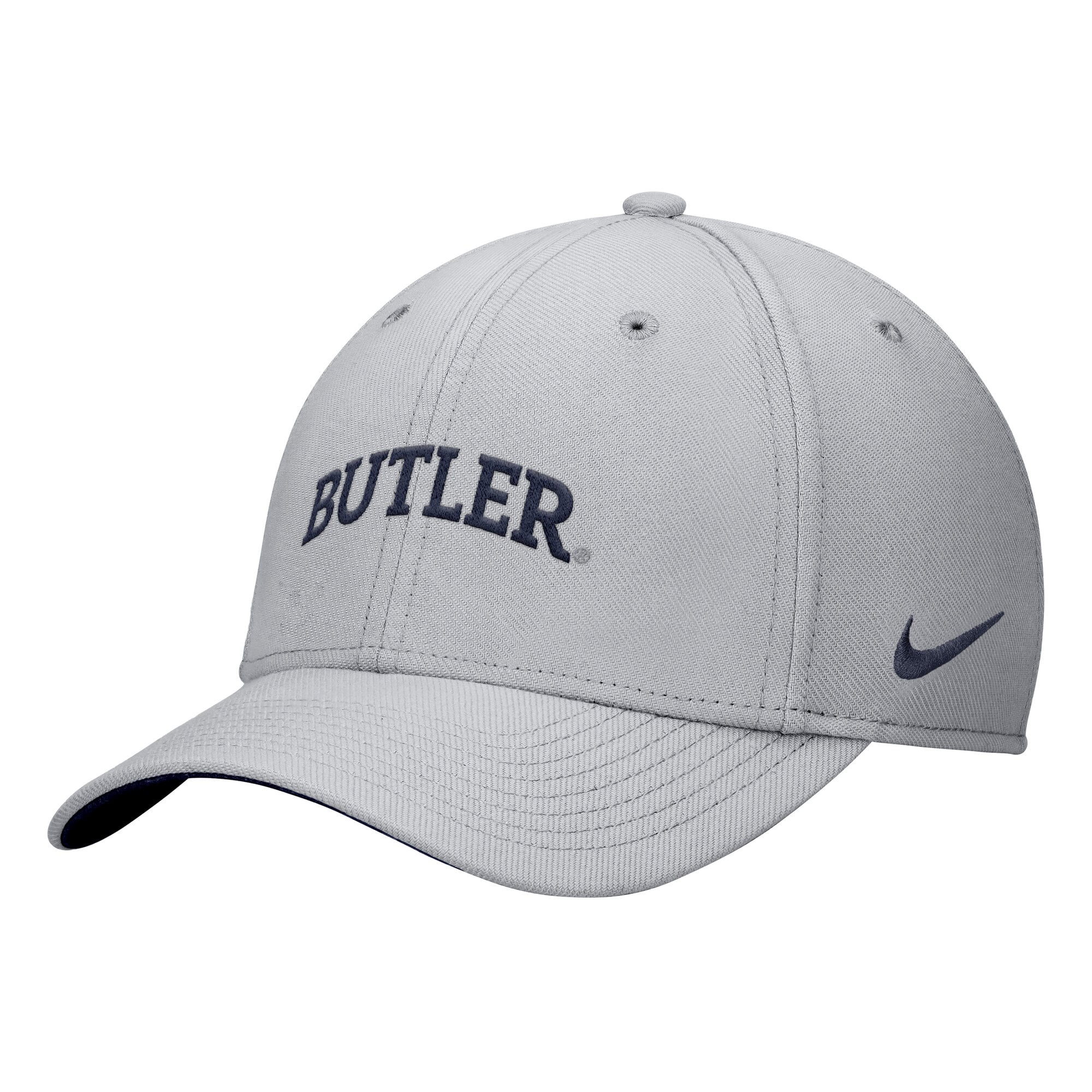 Casquette Nike grise Butler Bulldogs Primetime SwooshFlex Dri-FIT pour homme