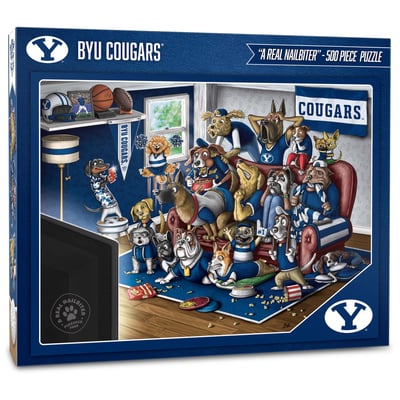 BYU Cougars Fanpoint Purebred Fans 18'' x 24'' A Real Nailbiter 500-Piece Puzzle