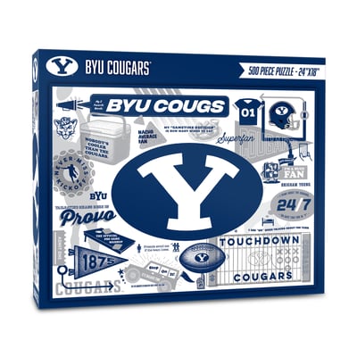BYU Cougars IDNA 500-Piece Scrapbook Puzzle