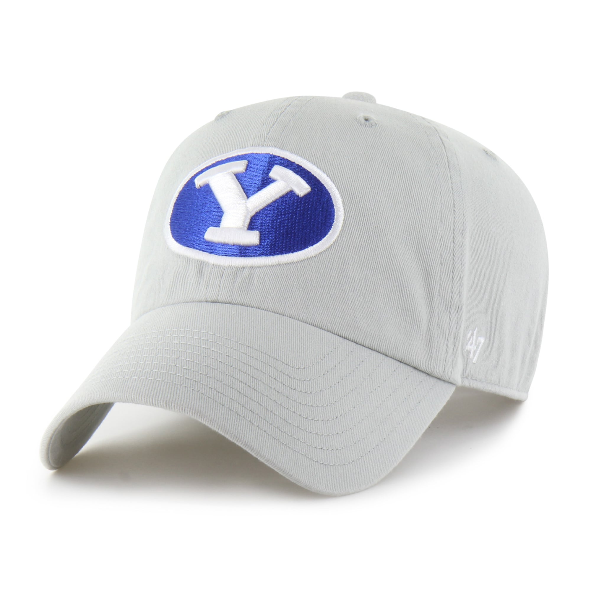 Casquette ajustable pour homme « 47 Gray BYU Cougars Clean Up »