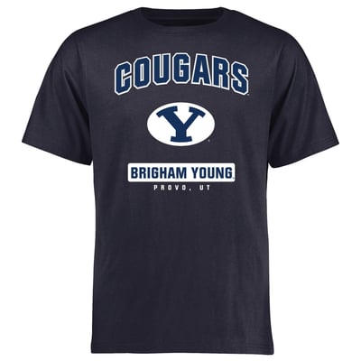BYU Cougars Campus Icon T-Shirt - Navy