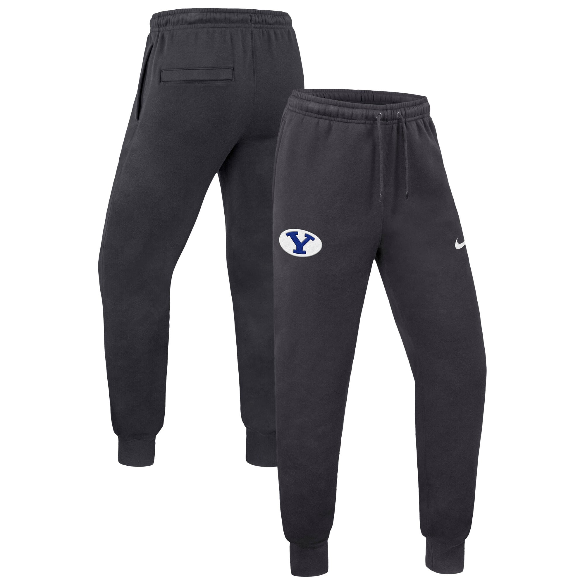 Pantalon de jogging en polaire Nike BYU Cougars Club anthracite pour homme