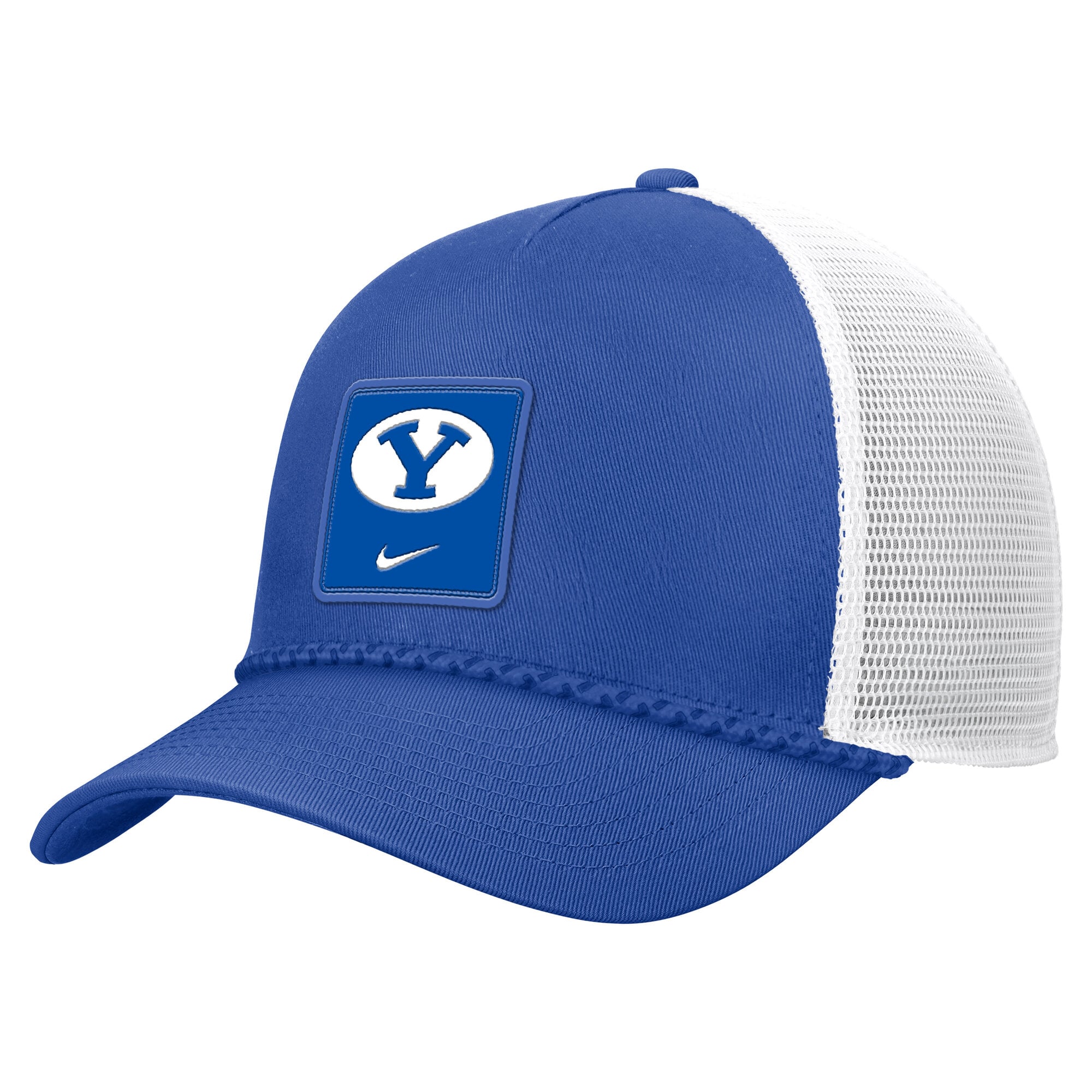 Men's Nike Royal BYU Cougars 2026 On-Field Rope Adjustable Trucker Hat