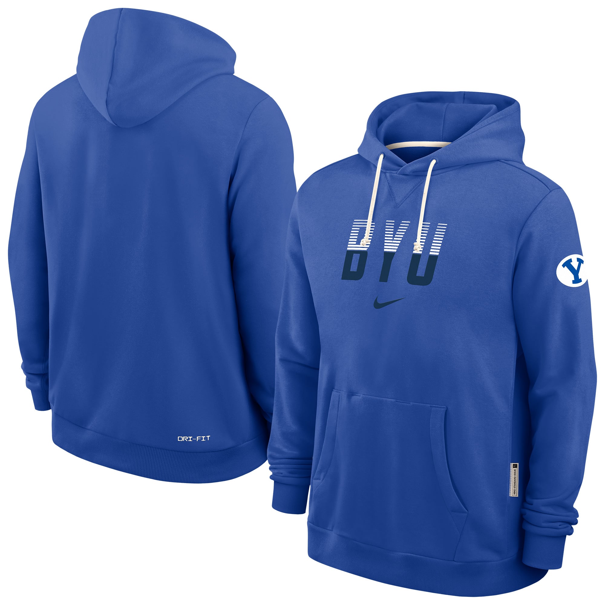 Men's Nike Royal BYU Cougars 2026 Sideline Standard Issue Dri-FIT Hoodie