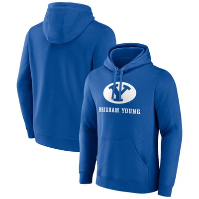 BYU Cougars Lockup Team Pullover Hoodie - Royal