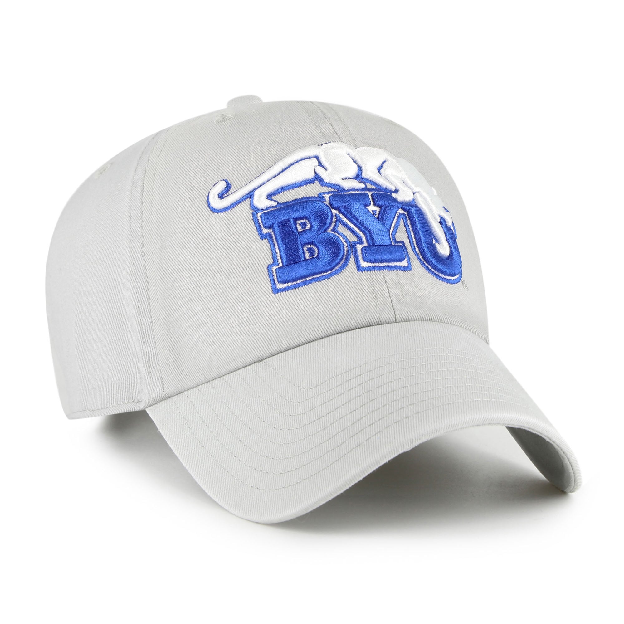 Unisex '47 BYU Cougars Gray Vault Clean Up Adjustable Hat