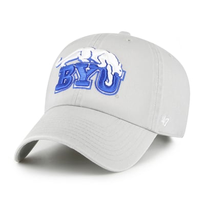  BYU Cougars '47 Unisex Vault Clean Up Adjustable Hat - Gray