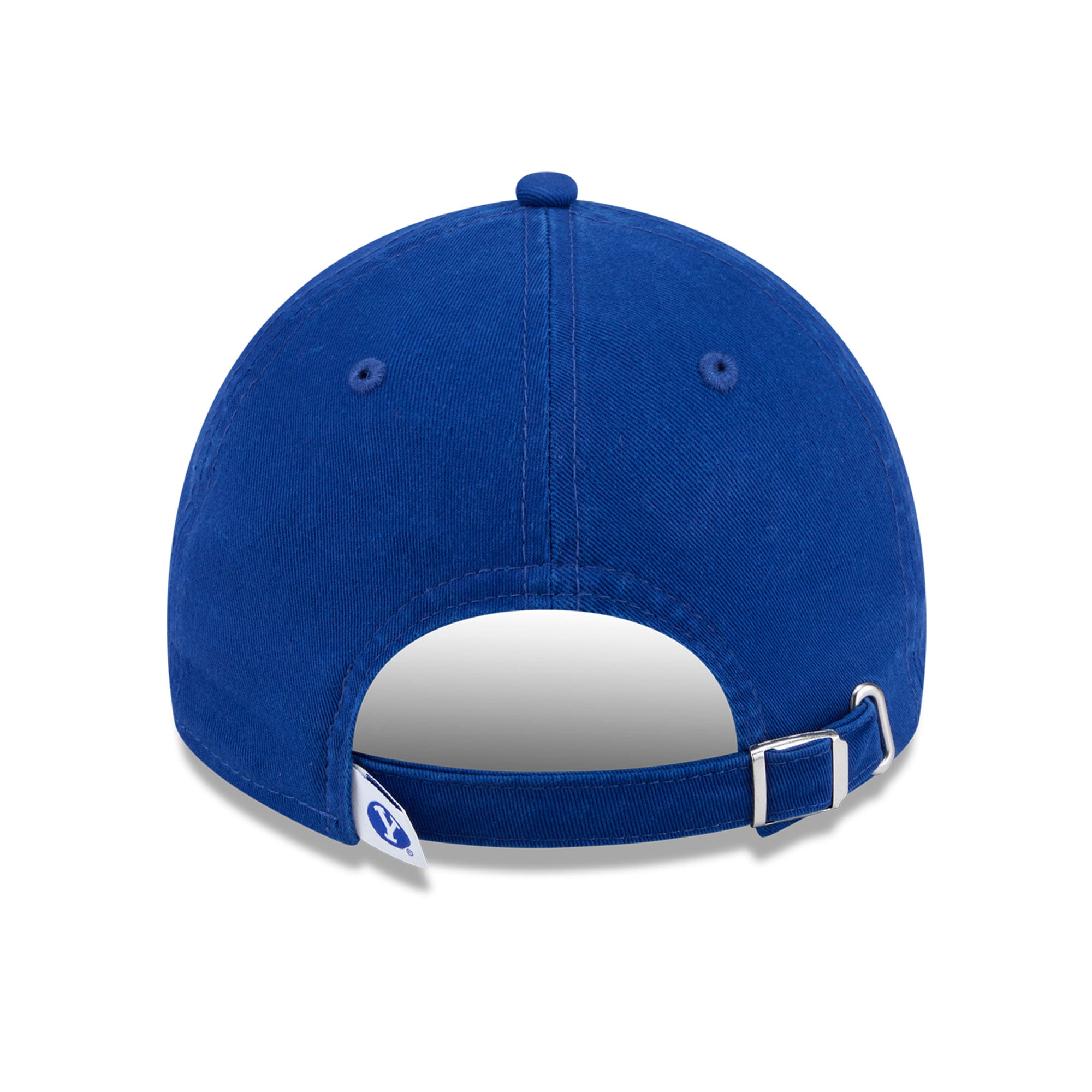 Casquette unisexe New Era bleue BYU Cougars Offset, style classique décontracté et ajustable