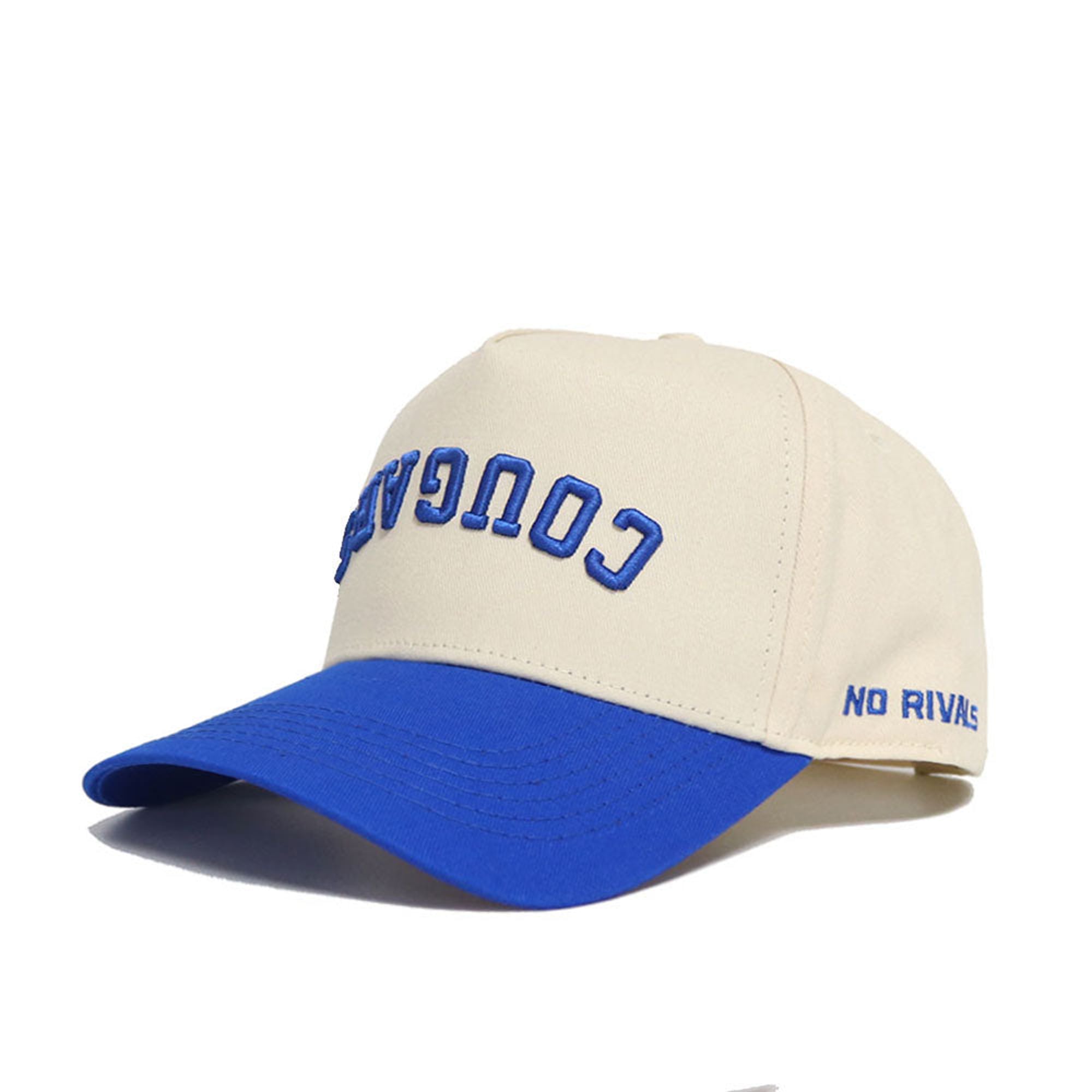Casquette unisexe No Rivals Natural/Royal BYU Cougars Upside Down Classic Colors ajustable
