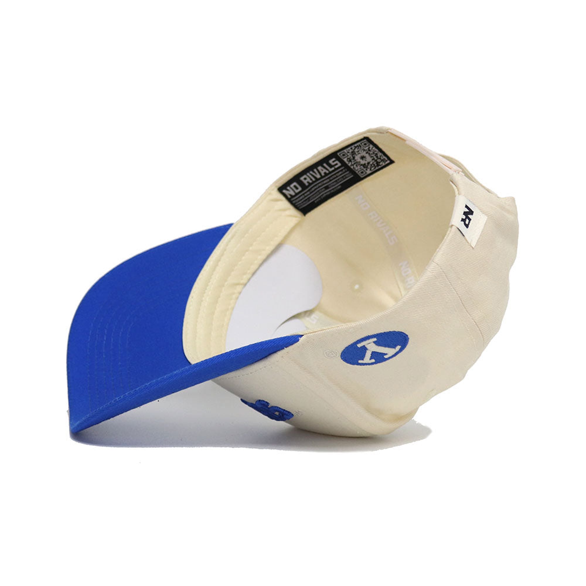 Casquette unisexe No Rivals Natural/Royal BYU Cougars Upside Down Classic Colors ajustable