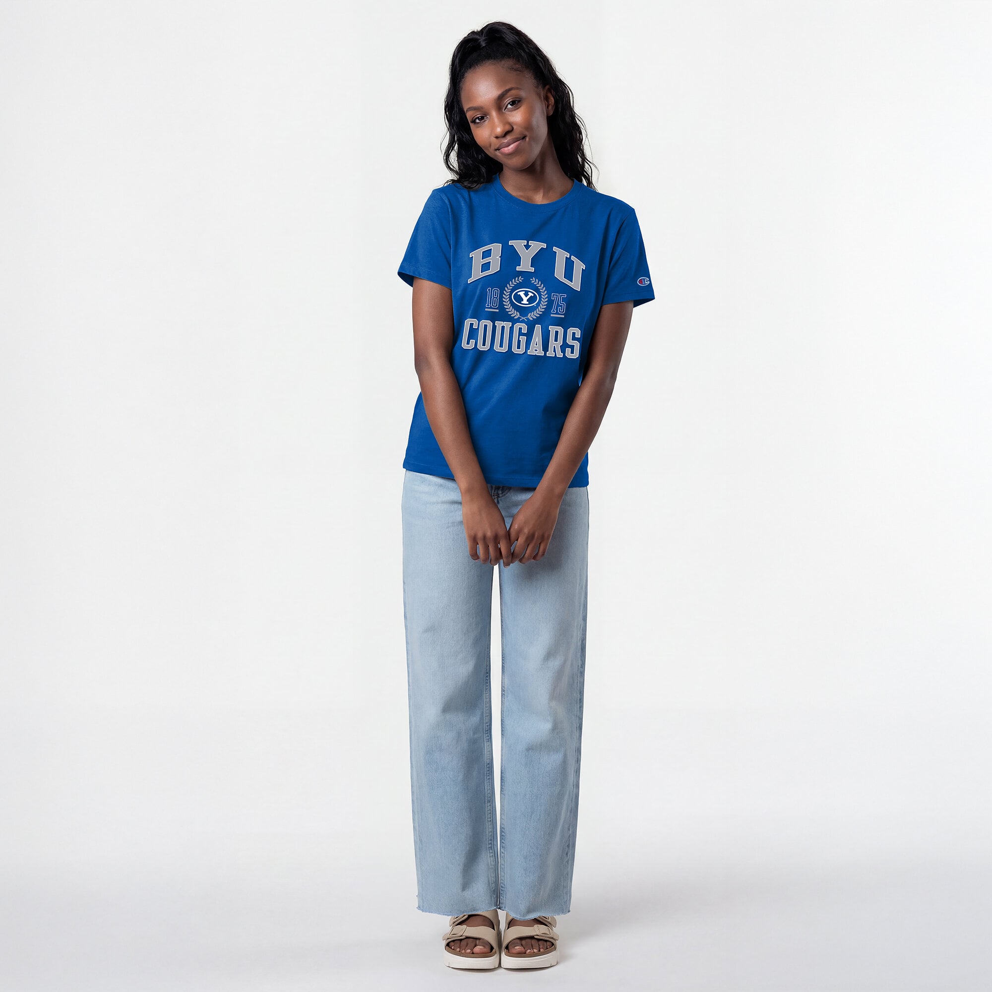 Women's Champion Royal BYU Cougars Lifestyle T-Shirt