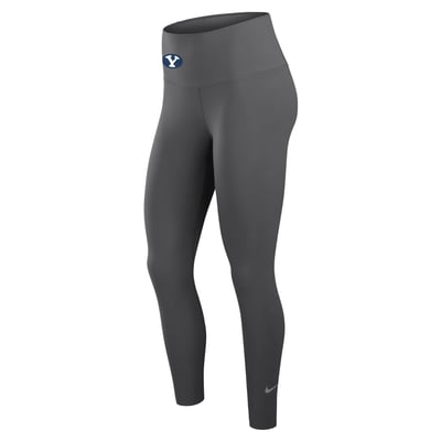 BYU Cougars Nike Women's One Dri-FIT High-Rise Leggings - Gray