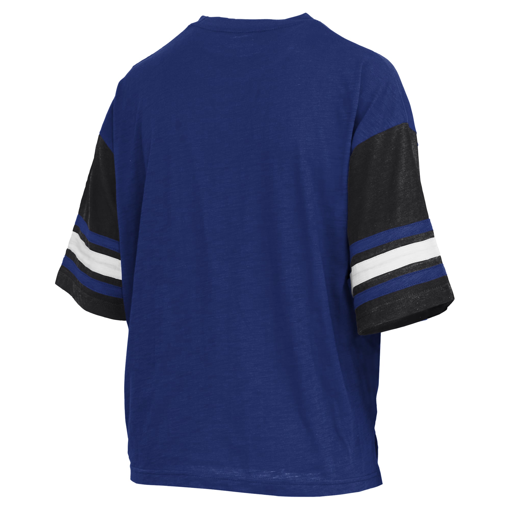 T-shirt à logo Pressbox Royal BYU Cougars Sunday Colorblock pour femmes