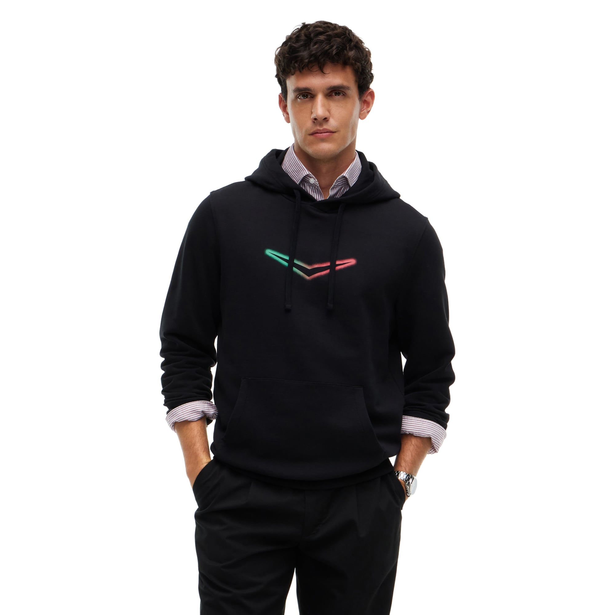 Unisex Tommy Hilfiger Black Cadillac F1 Team Mexico Hoodie