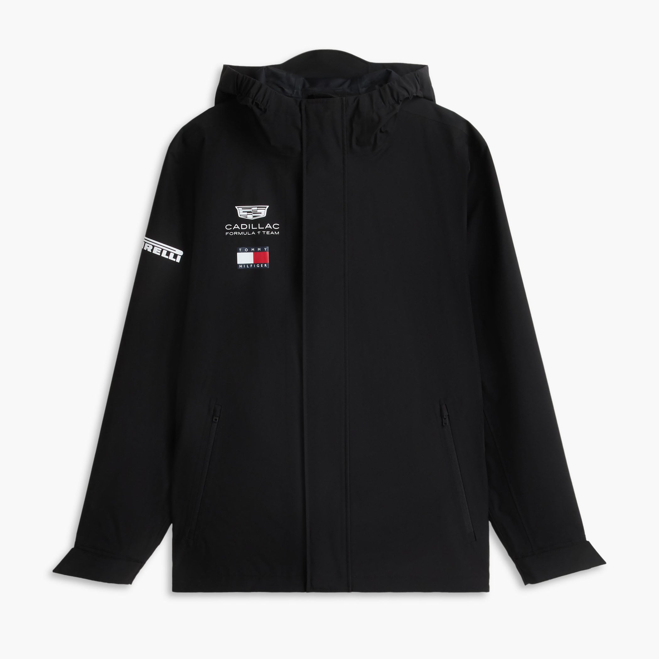 Unisex Tommy Hilfiger Black Cadillac F1 Team Replica Tech Full-Zip Jacket