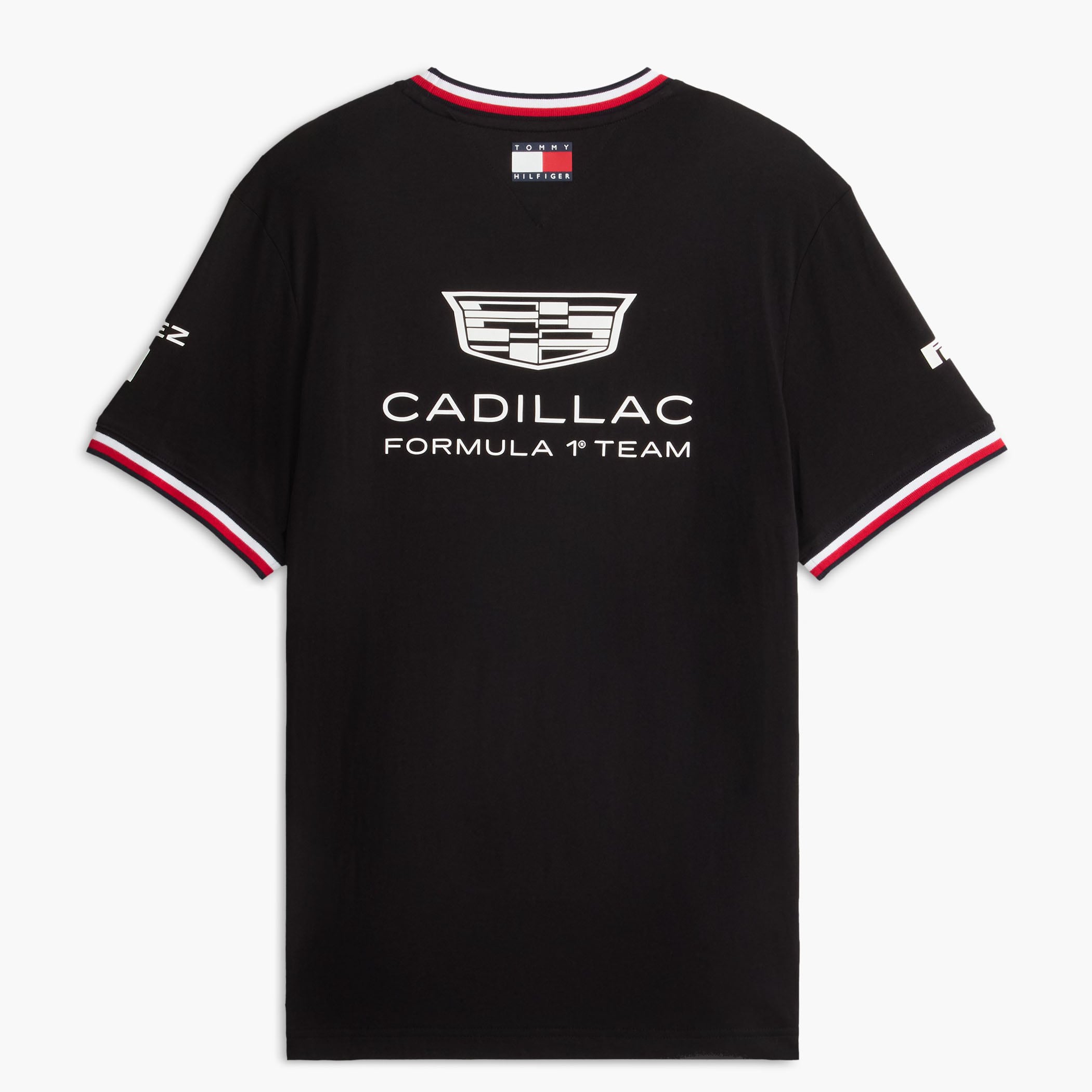 Unisex Tommy Hilfiger Sergio Perez Black Cadillac F1 Team Replica T-Shirt