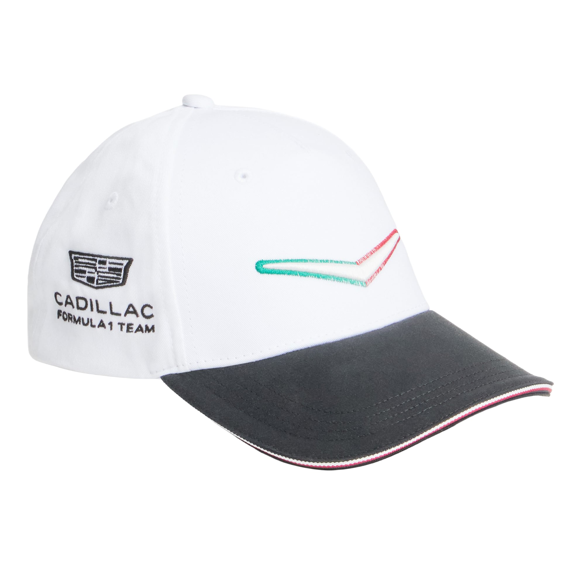 Unisex Tommy Hilfiger White Cadillac F1 Team Mexico Chevron Hat