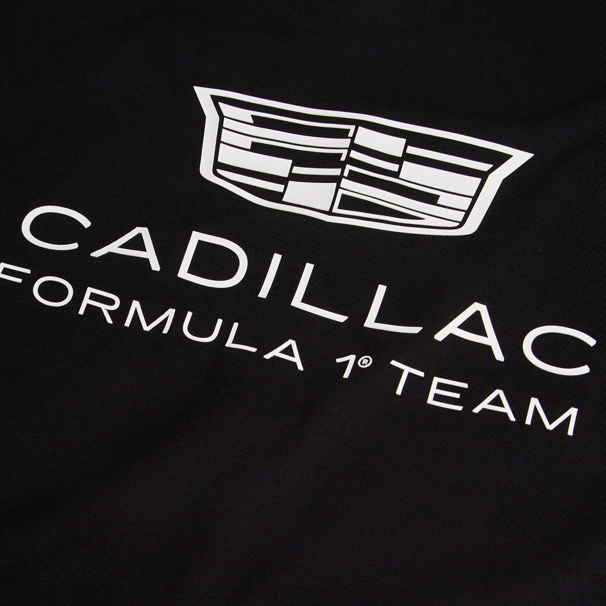 T-shirt unisexe Tommy Hilfiger x Cadillac F1 Team blanc avec logo réplique